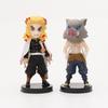 Anime Demon Slayer Figure Kamado Nezuko Kamado Tanjirou Agatsuma Zenitsu Hashibira Inosuk Pvc Action Figure Toys