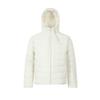 Blaexi Winter White Duck down Hooded Ribbed down Jacket Lightweight Slim Fit White Puffer Jacket Thickened Coat for Men
