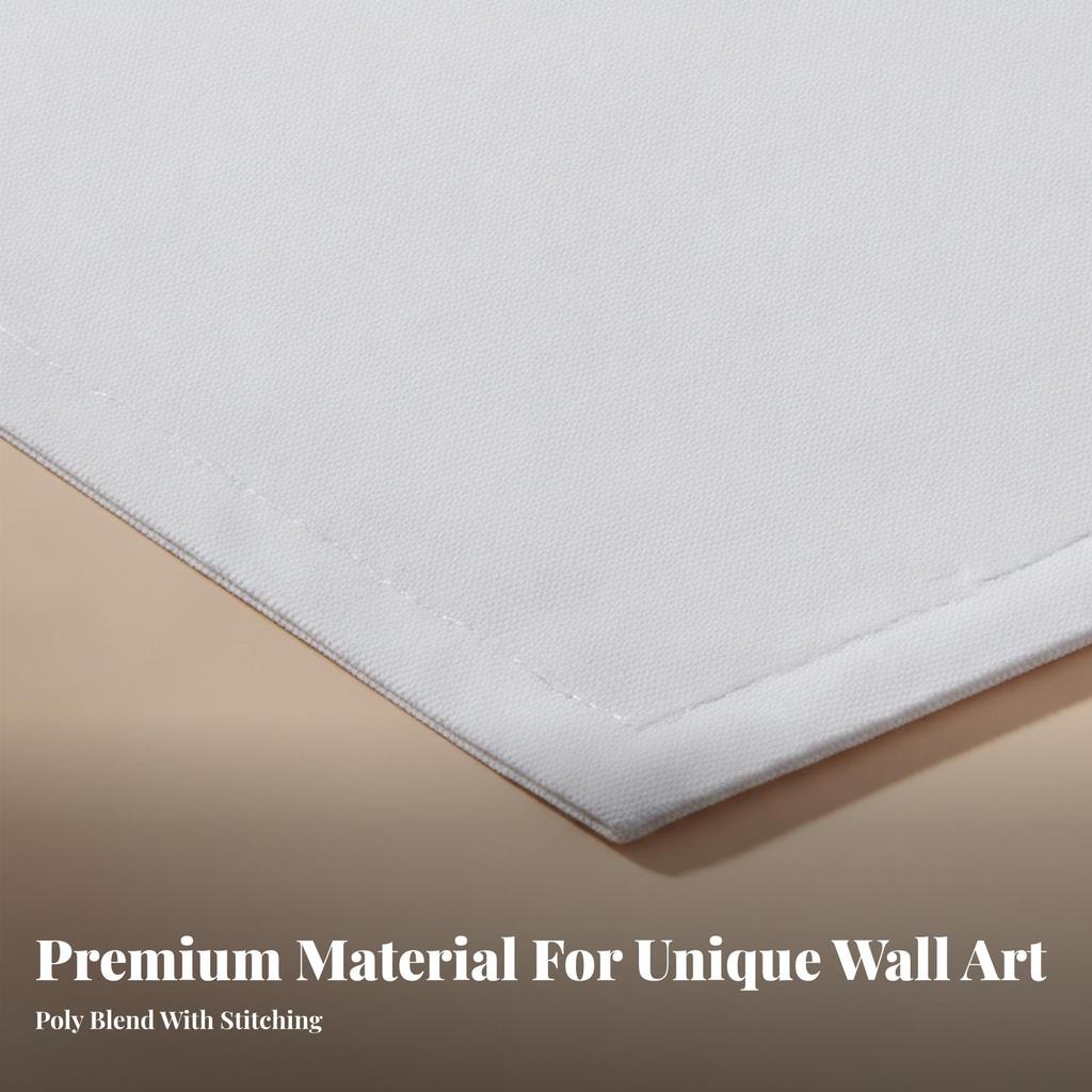 DIY-Ready Banner with Hanging String | Plain, Blank Banner, Customizable,