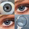 FUNSACHY цветные контактные линзы для глаз 1 пара годовые натуральные цветные линзы для макияжа коричневые косметические мягкие линзы для глаз красота зрачки