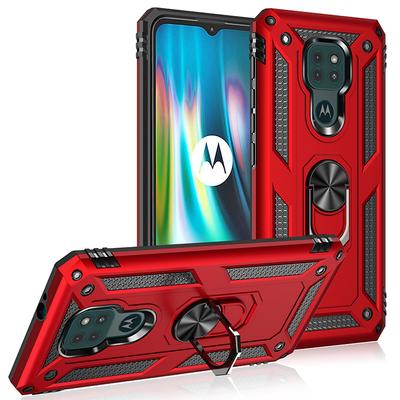 Броня противоударный чехол для Motorola Moto G9 Play G9play G 9 Play Военный защитный магнитный автомобильный держатель с кольцом, чехол