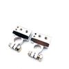Pair silver Tone Car Postive Negative Battery Terminals Clamp 2 4 8 Gauge Car