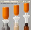 Universal Bottle Emptying Refill Dispenser Funnel Adapter Leakproof Liquid Transfer Connector For Oil Lotion Shampoo