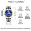 YaLaLuSi Men's Fashion Water-Resistant Business Luxury Steel Bracelet Watch – A Perfect Gift reloj hombre reloj mujer boys