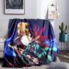 Kamado Dreams In The Night Sky Throws Blanket Flannel Blankets Plush for Couch Bed Gifts for Men Women Travel picnic blanket Christmas fan gifts