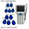 10-частотный NFC считыватель-записыватель смарт-карт, дубликатор 125 кГц 13,56 МГц, RFID копировщик, USB считыватель для расшифровки и декодирования, репликатор ключей