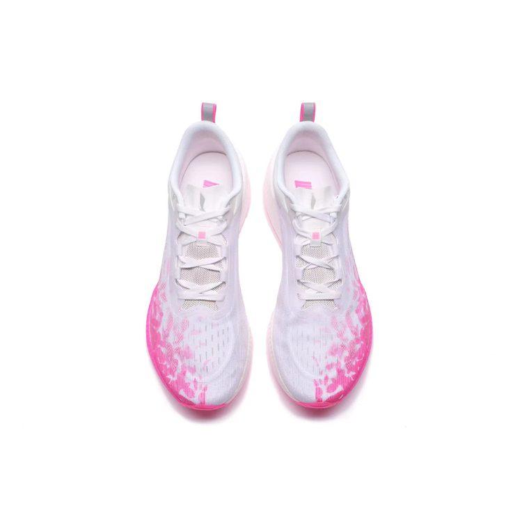 Li Ning Super Light 19 Низкие Беговые Кроссовки Женские Бело-Розовые ARBS002-30