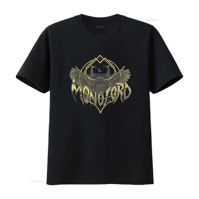 Винтажная мужская футболка группы Monolord Черная Ретро-дизайн Все размеры Для фанатов винтаж Стиранная Дышащая Унисекс Удобная Стиль...