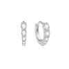 Серьги-кольца Ania Haie Silver Gradient Sparkle Hunger Hoop из серебра 925 пробы E075-03H