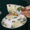 Ретро французский стиль кофейные чашки легкие роскошные изысканные цветы кружка для послеобеденного чая домашние завтраки молочная чашка посуда подарки