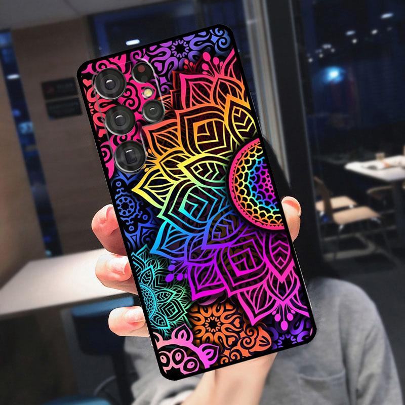 Чехол-мандала для Samsung Galaxy S25 S24 S21 S22 S23 Ultra S9 S10 Plus S24 FE S21 FE