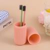 Контейнер Дорожная чашка Пластиковая коробка для хранения зубная щетка Нескользящая полоска Чехол для зубной щетки