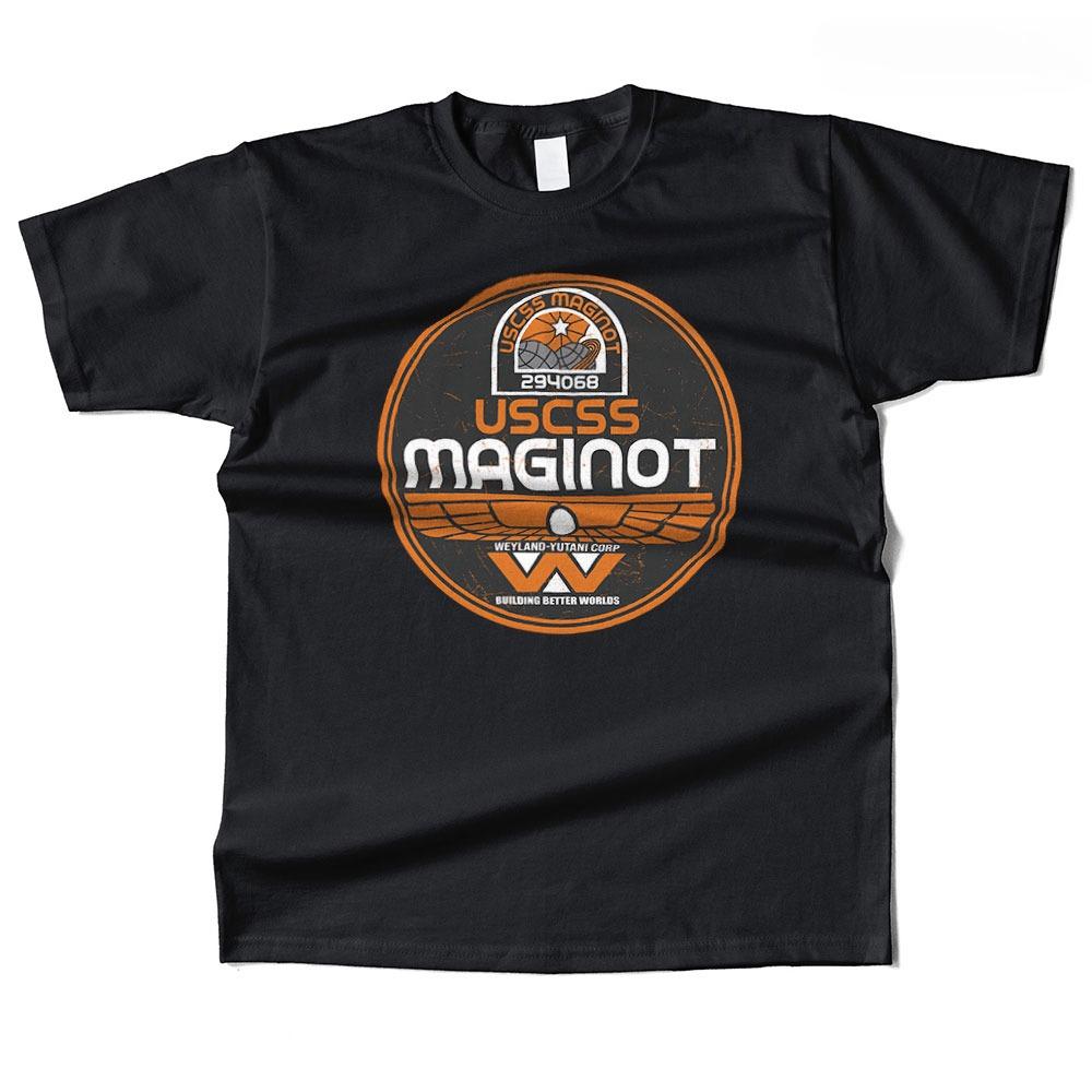 Unisexs Cotton USCSS Maginot Graphic High Quality T Shirt Street Casual Style Tee for Unisex and WOMEN