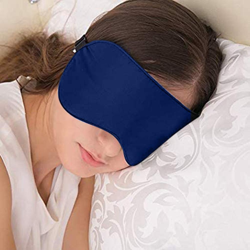 Маска для сна Шелковая затемненная мягкая дорожная маска с ремешком Маска для сна для глаз