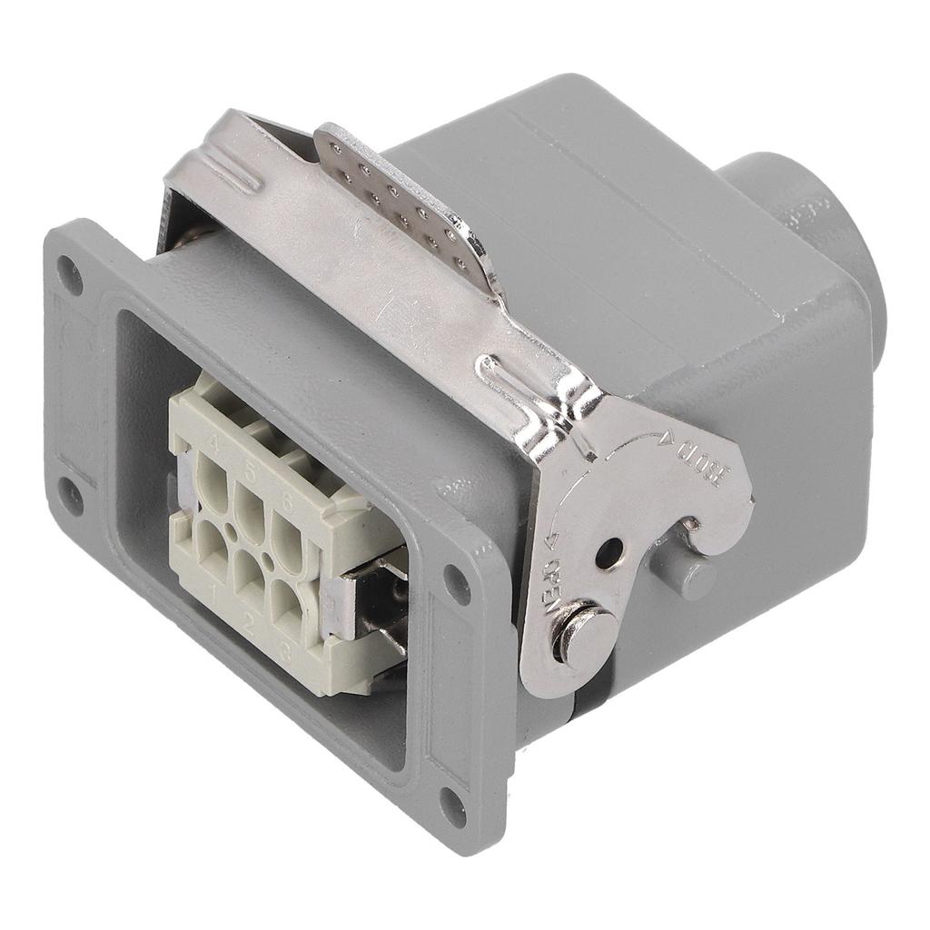 Сверхпрочный разъем 6 контактов клеммная колодка промышленная водонепроницаемая авиационная вилка розетка