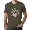 Homme T-shirt Graphique Que Pasta Lettres Imprimees T-Shirt