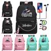 Anime Backpack Children Teenager Cartoon Bagpack Waterproof Students Boys Girls Schoolbag School Bag Mochilas