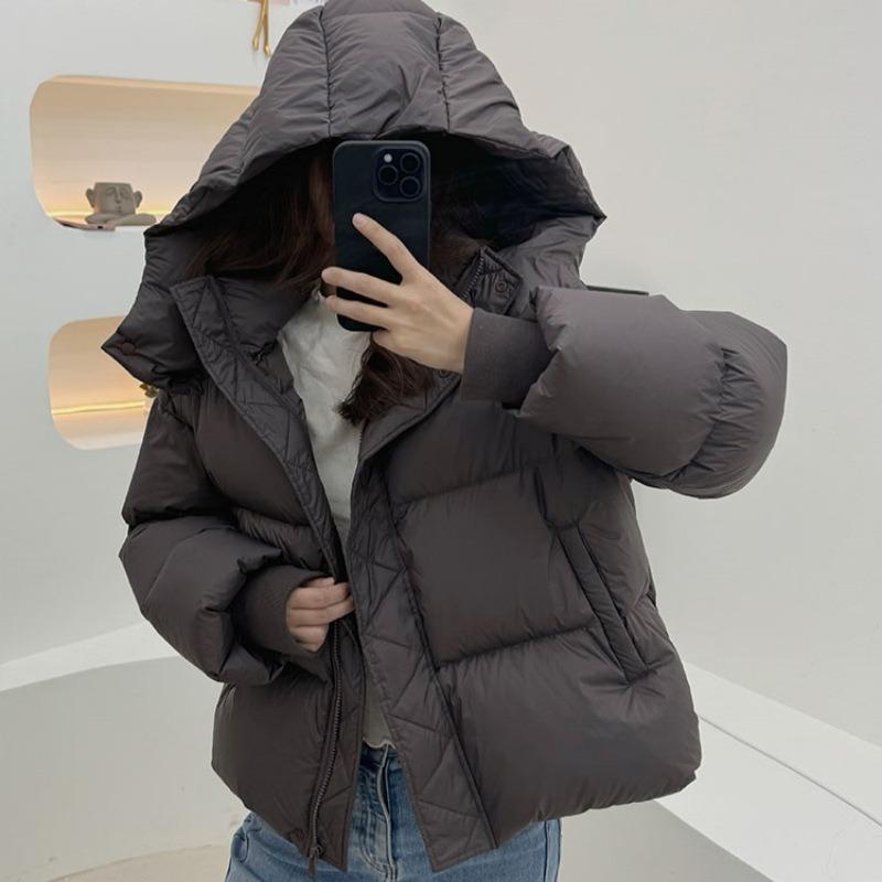 Новая женская зимняя короткая хлопковая одежда, утолщенная хлопковая одежда, пуховик свободного кроя