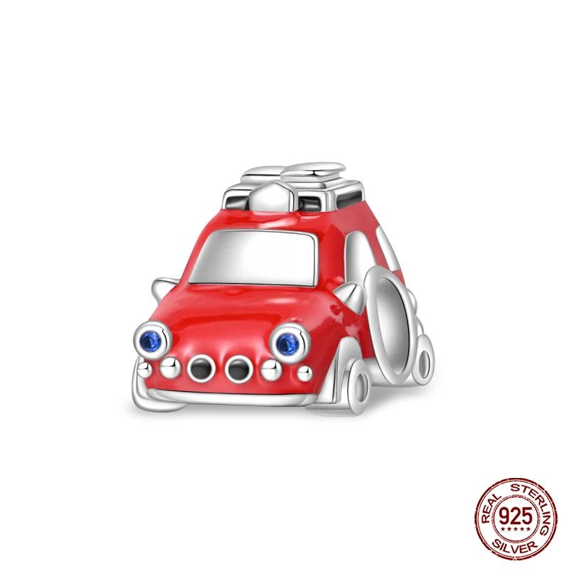 Медные Шармы-Подвески для Путешествий на Воздушном Шаре, Подходят для Оригинального Браслета, Камера, Шарм Эйфелева Башня, DIY Ювелирные Изделия