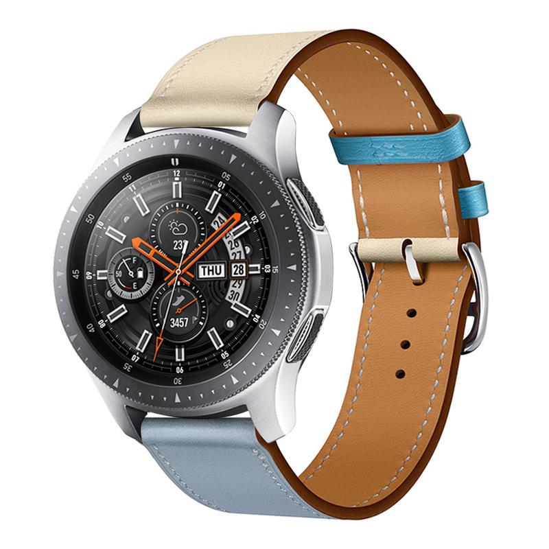 20mm 22mm Band For Samsung Galaxy Watch 6/4 Classic 5 pro/Active 2 44mm 40mm Sport Leather Bracelet Huawei GT 4-3-Pro-2-2e Strap