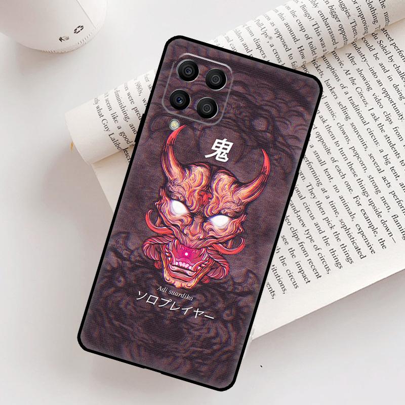Чехол-маска демона Они Ханья для Samsung Galaxy M31 M11 M14 M34 M54 M12 M32 M52 M15 M13 M06 M16 M36 M56 M53 M35 M55