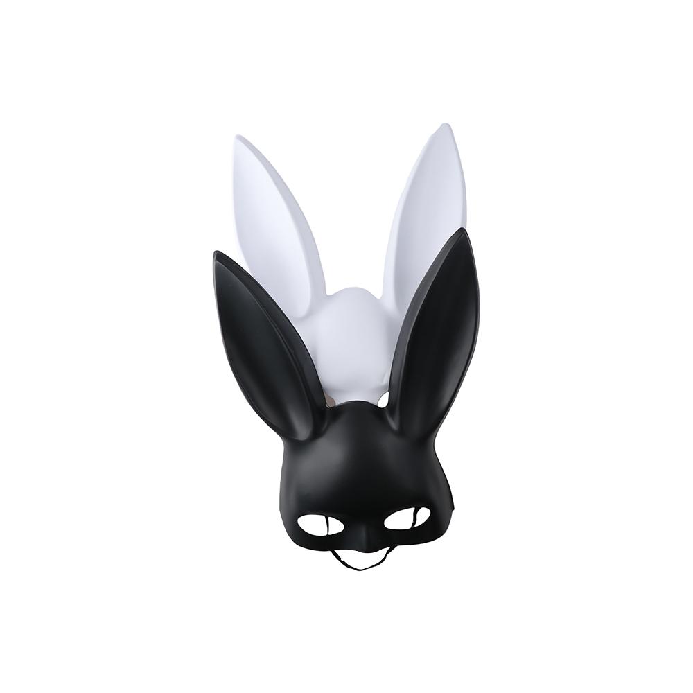 Decoration Gifts Party accessories Bunny Mask Women Half Mask Rabbit Ears Mask Halloween Mask