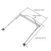 Adjustable Holder Harmonica Neck Stand Metal Wind Instrument Accessories  Harmonica Playing