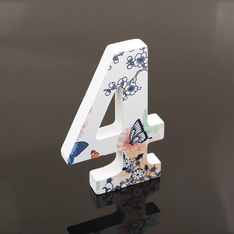 Wooden Alphabet Craft Letters Plaque Home Wedding Nursery Party Decoration