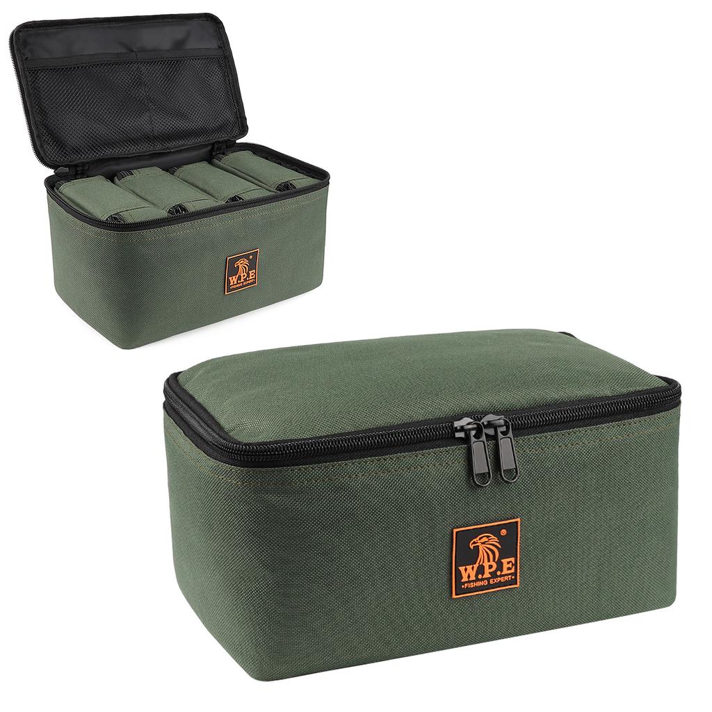 Сумка для рыболовных снастей с 4 мешочками S Сумка для хранения приманок с рыболовной катушкой Сумка для рыболовных снастей