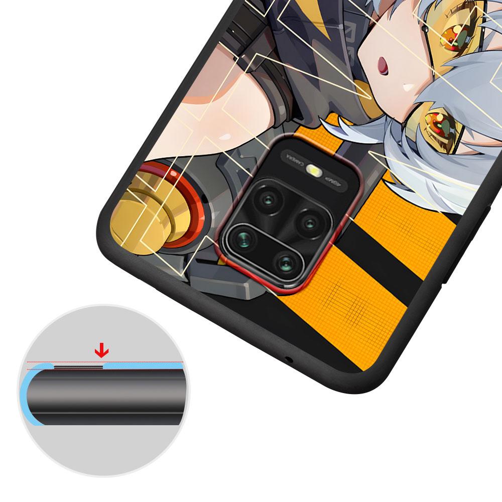 Аниме Zenless Zone Zero Чехол для Xiaomi Redmi 10A 10C 9C 12C 9A 9i 10 12 9 Prime 9T K40 Pro Черный Мягкий ТПУ Чехол для Мобильного Телефона