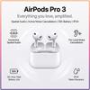 Новые беспроводные TWS-наушники AirPods Pro 3 Pro-уровня шумоподавления 30 часов работы от аккумулятора IPX4 Водонепроницаемые Bluetooth-наушники
