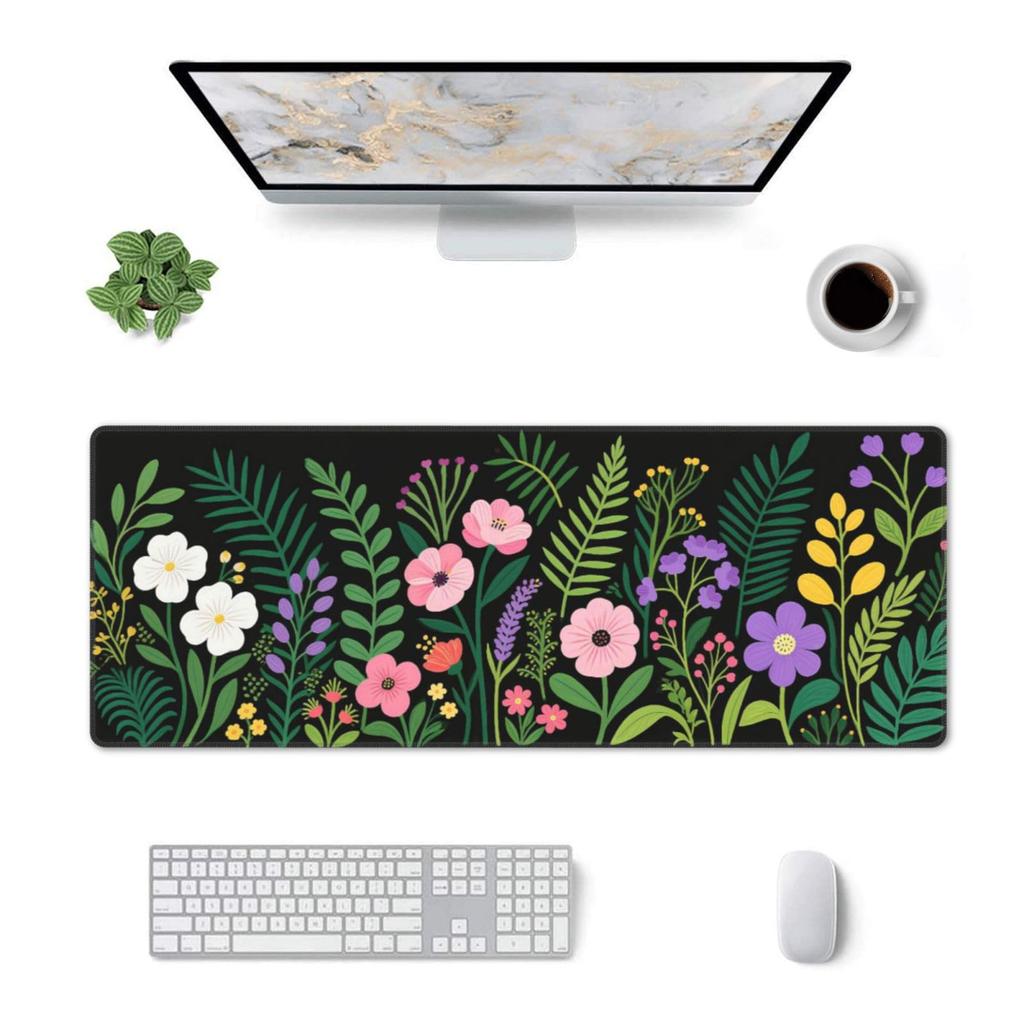 Glitter Gold Marble Mouse Pad Black White Swirl Fluid Vein Pattern Non Slip Desk Mat Gamers Office Home Keyboard Desktop Decor