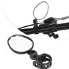 Durable 360 Degrees  Rotate Adjustable Handlebar Rearview Road Mountain Bicycle Safety Mirror Oval