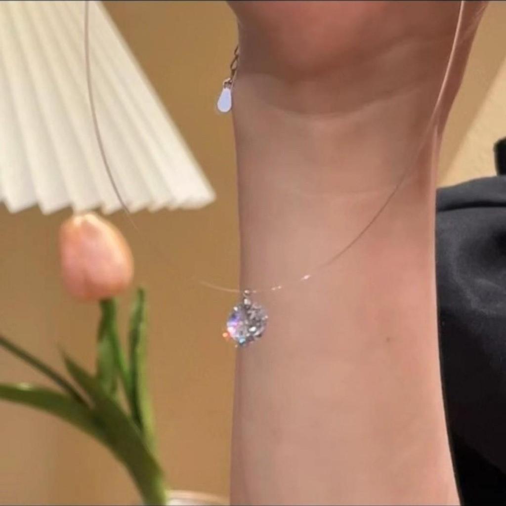 Двойное кольцо с цветными бриллиантами 2025 года в корейском стиле — модный, простой, высококачественный легкий роскошный дизайн для женщин