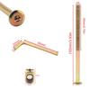 10 Set,Crib Screws Hardware Replacement Kit,  M6 X 100mm Bed Frame Bolts and Nuts Kit Hex Drive Socket Cap Screws