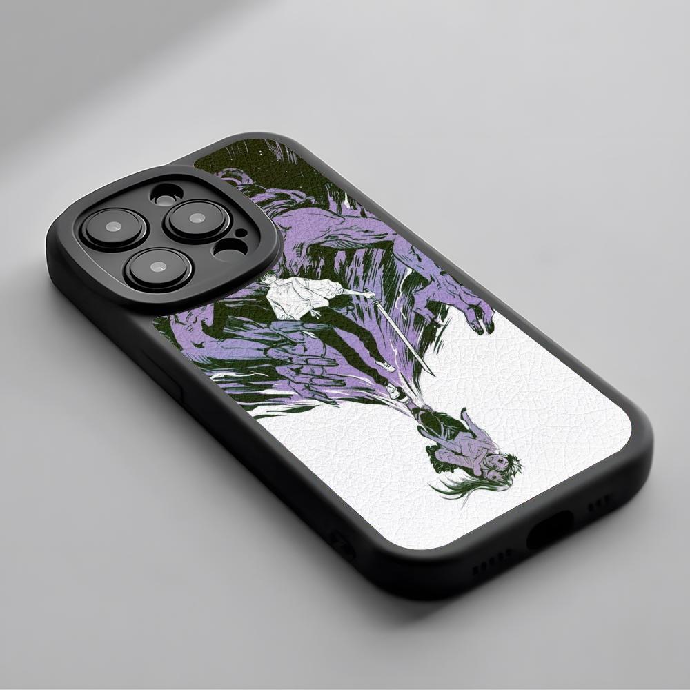 Оккотсу Юта крутой аниме-мужчина плакат Чехол для телефона Для iPhone 16 15 14 13 12 11 Plus Pro Max Силиконовый чехол из натуральной кожи черный