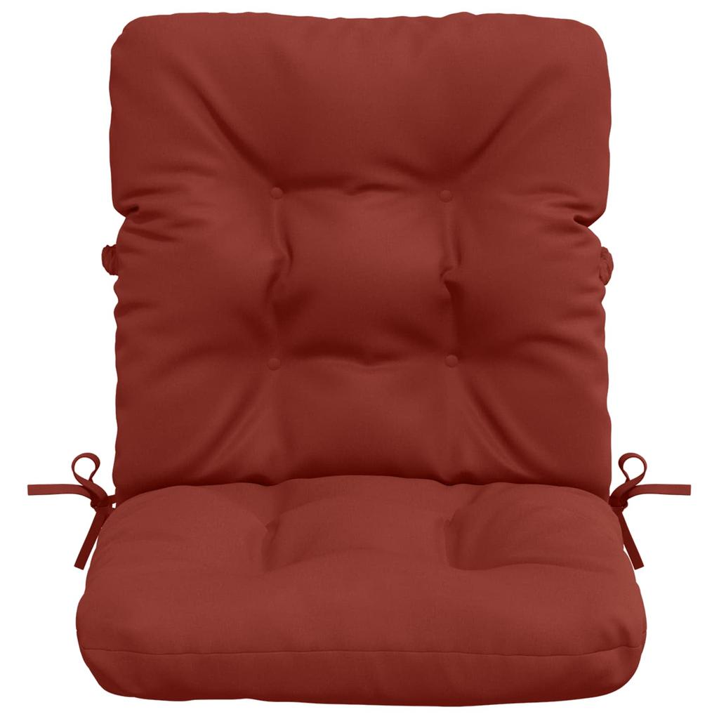 6 piece High back Cushion Set VIANEN 100percent Polyester Red