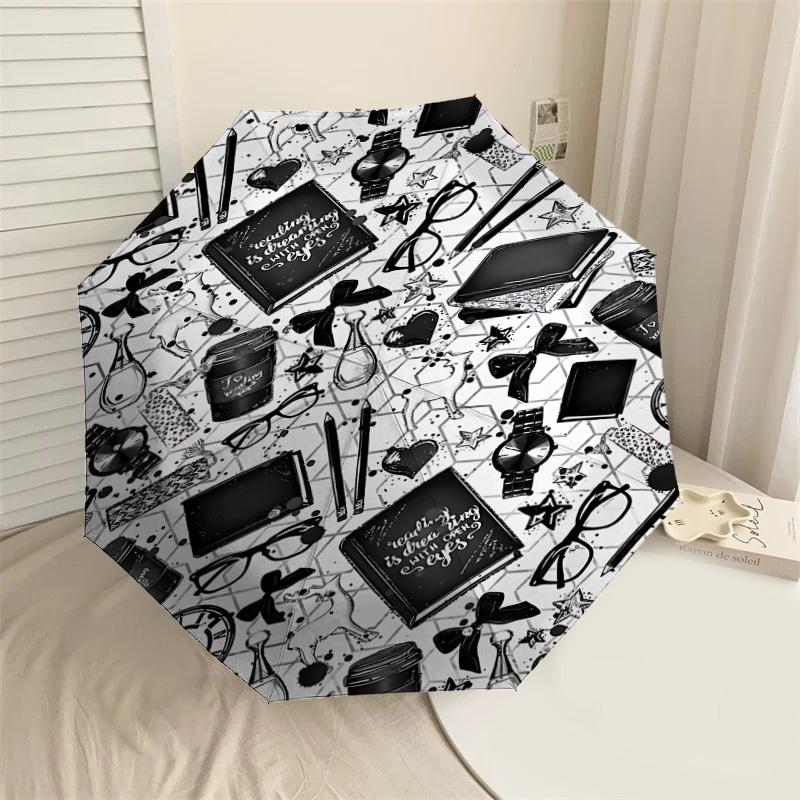 1PC Warner reading dreaming Umbrella-8-Rib Reinforced, Automatic Open, Lightweight & Durable-A46