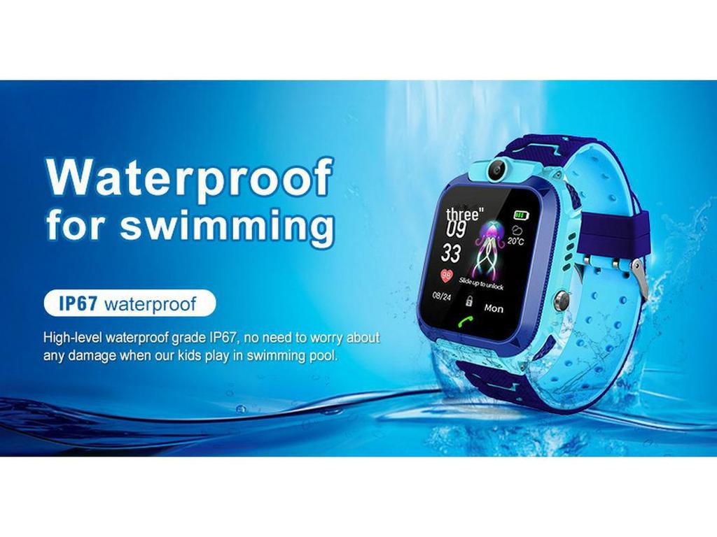Q12 Водонепроницаемые детские смарт-часы 4G с камерой, играми, GPS и видеозвонком