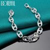 925 Sterling Silver Simple Classic Chain Bracelet For Women Man Wedding Engagement Party Fashion Jewelry