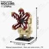 MOOXI Horror TV Figures Demon Brickheaded Building Blocks Models Sets MOC Bricks DIY Assembly Toys Kids Gifts Collection Display