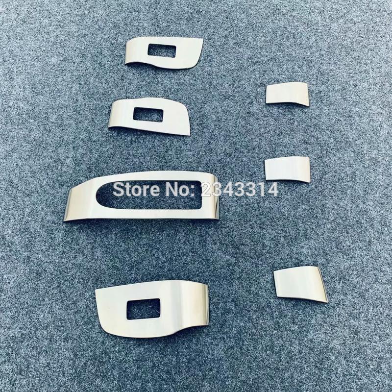 For Right Hand Drive Vehicle For Mazda 3   Car Armrest Window Switch Lift Cover Trims Auto Styling Accessories 7pcs