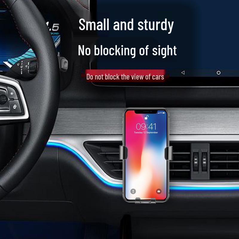 Многофункциональный гравитационный держатель для телефона с креплением на воздуховод для автомобилей в наличии