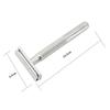Double Edge Safety Razor for Men Manual Shaving Razor Long Handle Traditional Razor with 10pcs