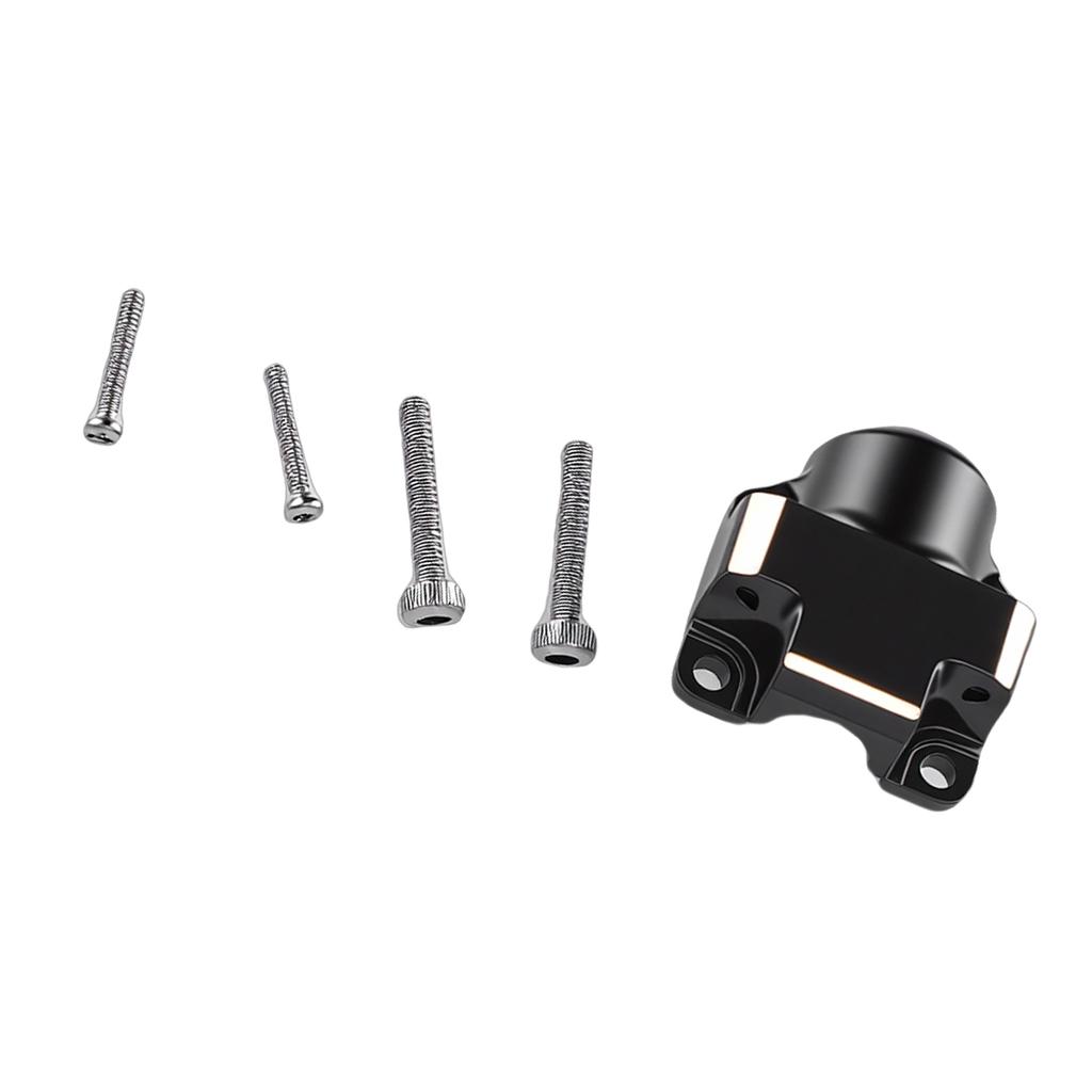 RC Front Axle Cover Fit for SCX30 1Celsius30 RC Crawler Car Upgrades Parts Brass 4g Electrophoretic Black Coating