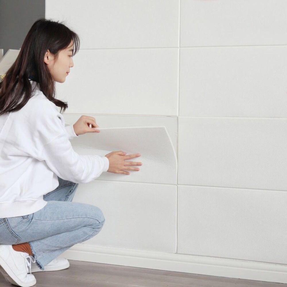 Moisture Proof Self-adhesive Wallpaper 70cm Wall Stickers Background Wallpaper Living Room