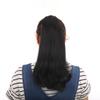 Long Hair Black Woman Everyday Synthetic Hair Horsetail