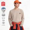 MINISO Мужская повседневная футболка из чистого хлопка с длинным рукавом
