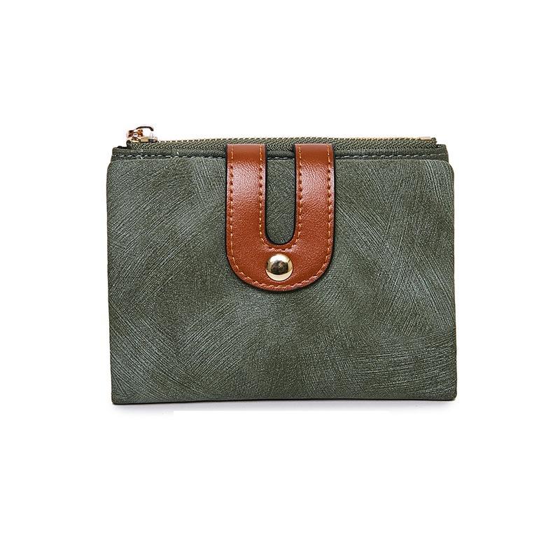 IELGY Women's Korean Style Short Wallet Simple Fashion All Match