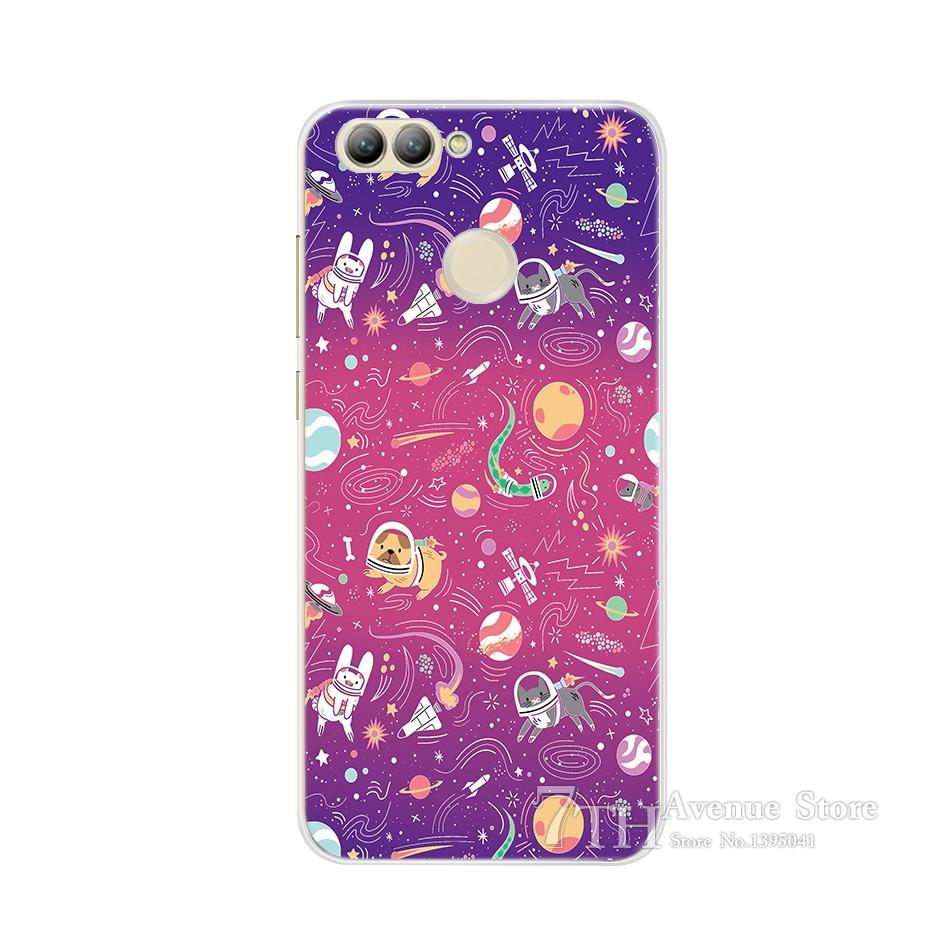 For Huawei Nova 2 Case Silicone Soft TPU Cute Cat Phone Cases For Huawei Nova 2 Nova2 Case Cover For Huawei Nova 2 PIC-LX9 Funda